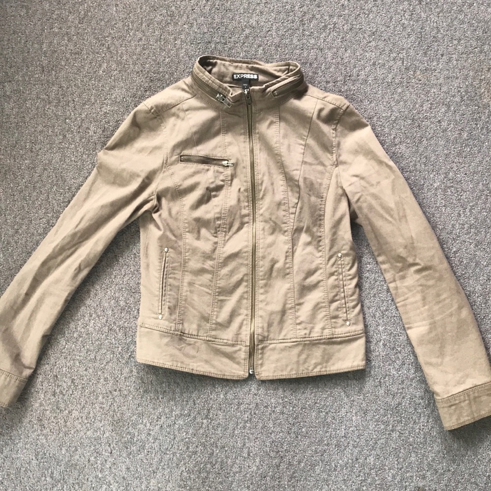 Express moto style jacket